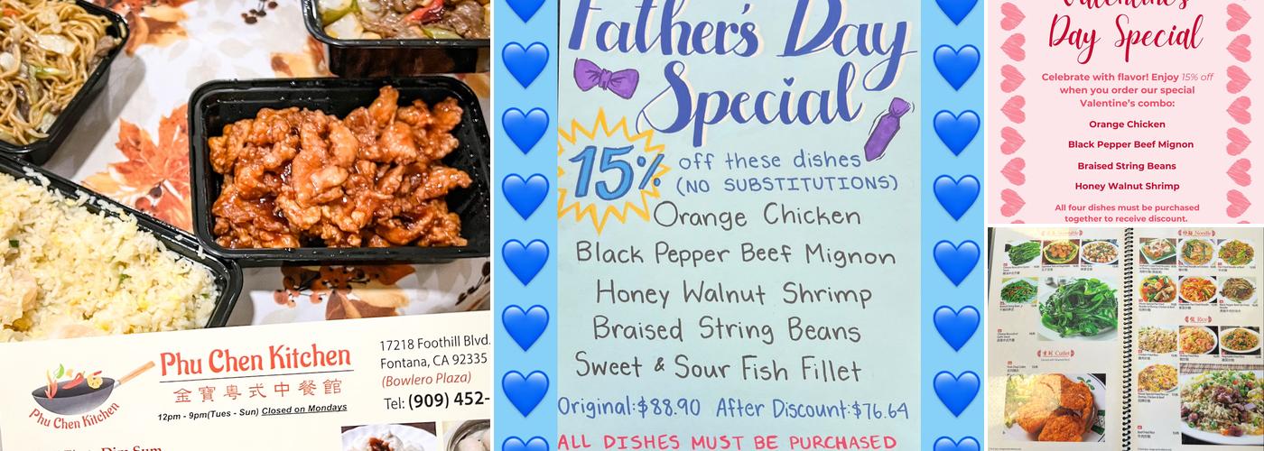 Phu Chen Kitchen Menu