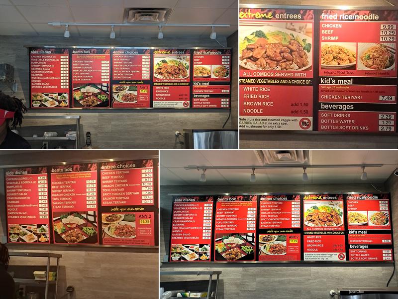 Extreme Teriyaki Grill Express Menu