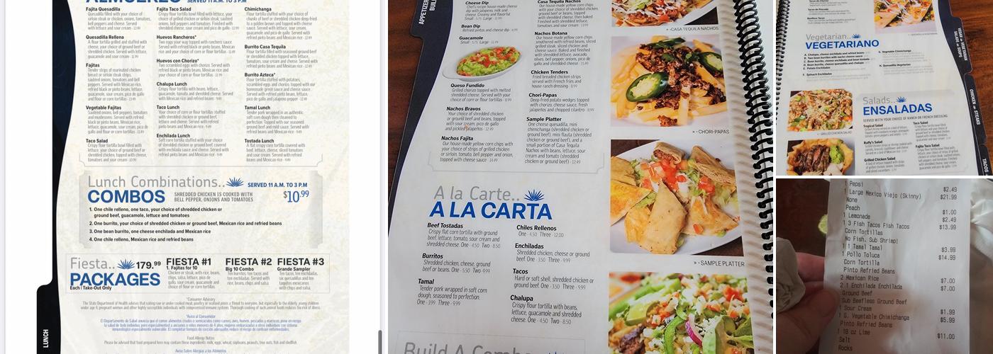 Casa Tequila Brighton Menu