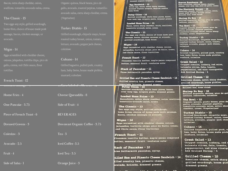 All Favorites Cafe Menu