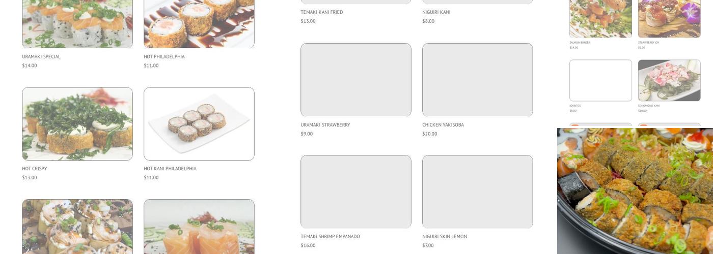 Sushi Time To Go Menu