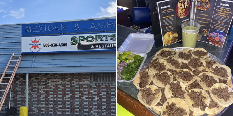 Temptations restaurant and night club Menu