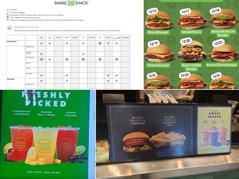 Shake Shack Lenox Square Menu