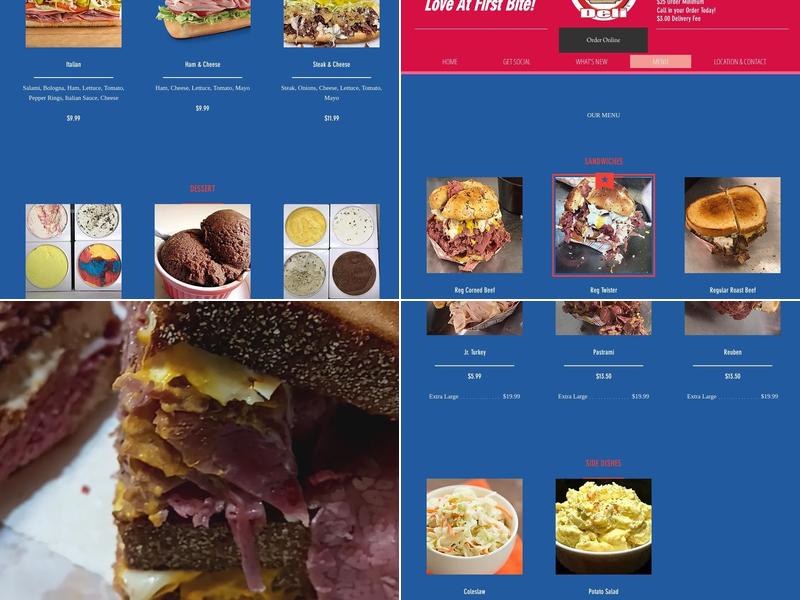 Mr. Corned Beef Menu