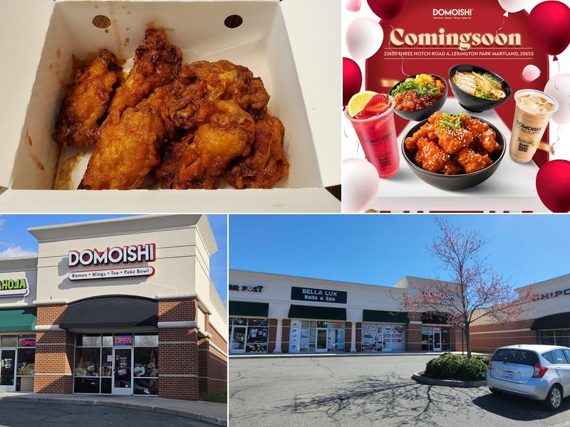 DOMOISHI Poké Bowl - Ramen - Wings - Boba Tea