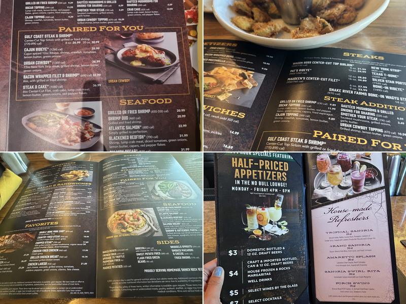 Saltgrass Steak House Menu