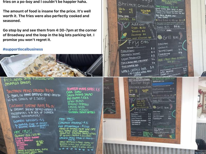 Catch Me If You Can Restaurant Menu