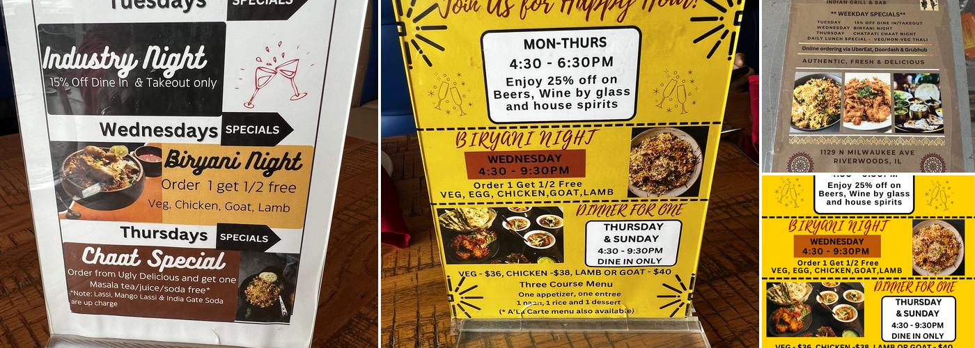 Tandoor Curry Hotspot Menu