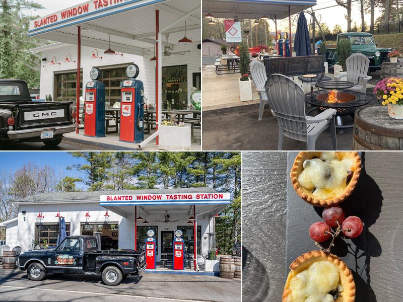 Slanted Window Tasting Station