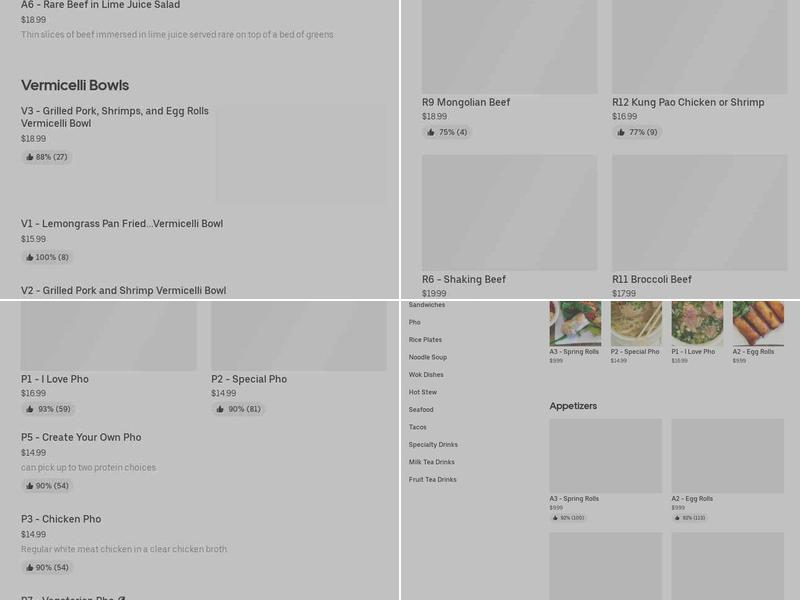 Guadalajara's Taqueria y Mariscos Menu