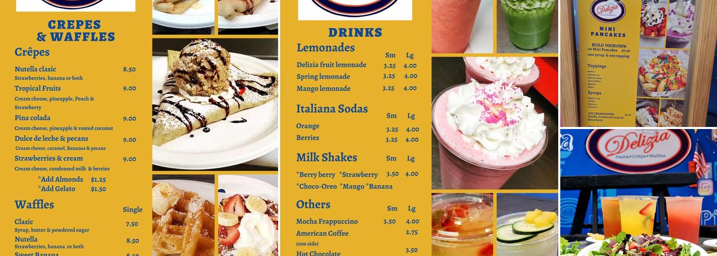 Delizia Menu