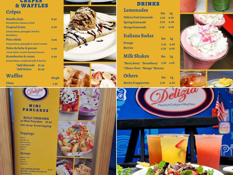 Delizia Menu