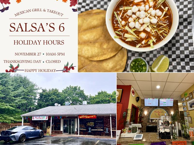 Salsas 6 Mexican grill