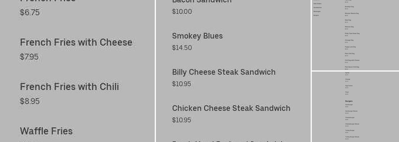 Loaded nacho Atl Menu