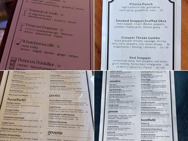 Trident Menu