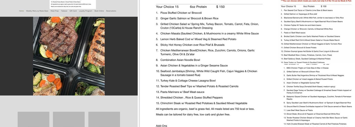 Delish Nutrish Menu
