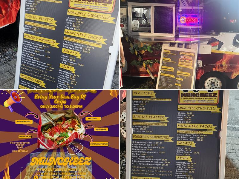 Main Street Muncheez Menu