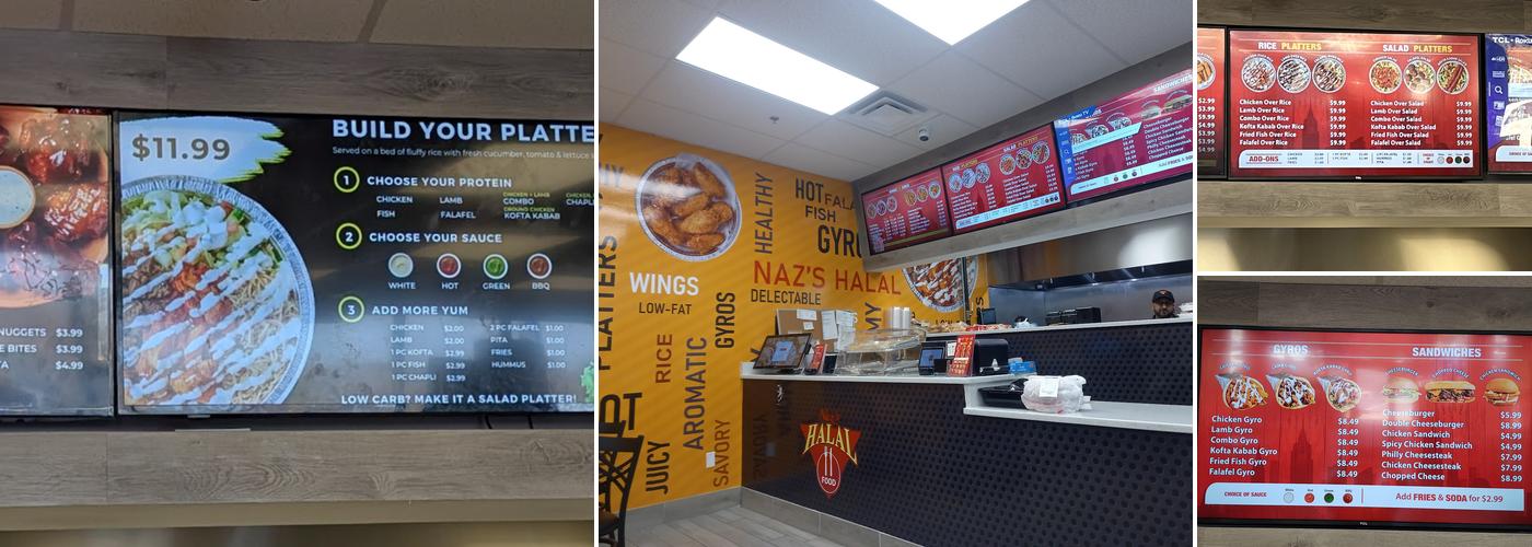 Naz's Halal Food - White Marsh Menu