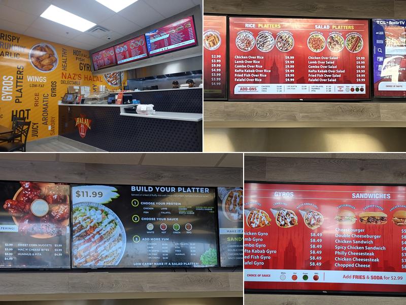 Naz's Halal Food - White Marsh Menu