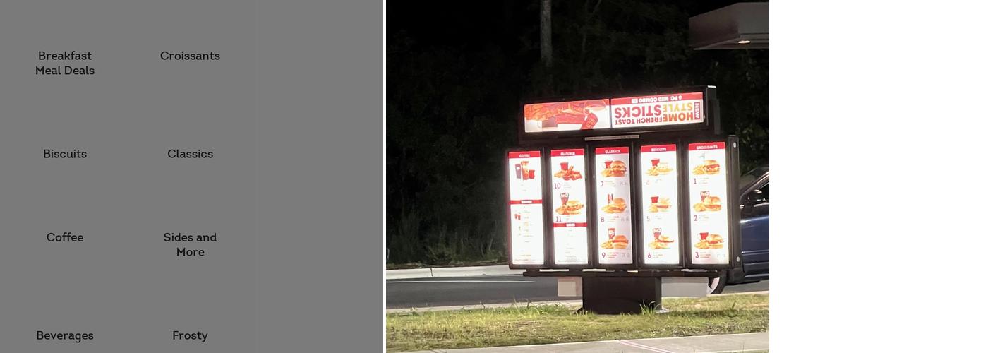 Wendy's Menu