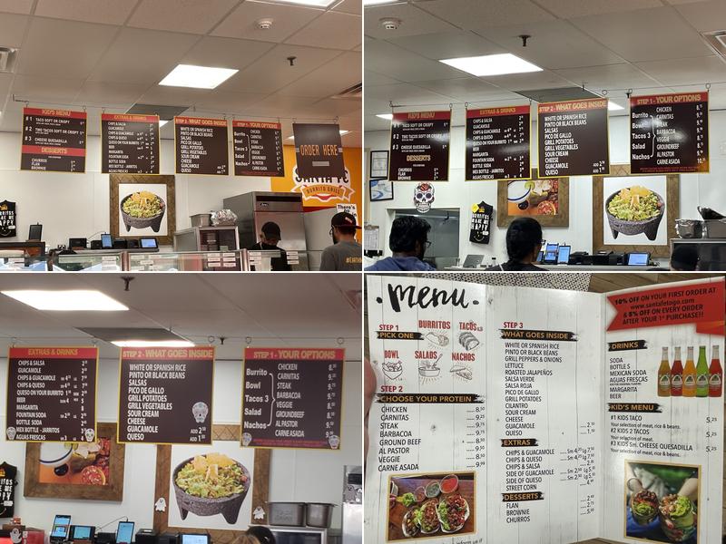 Santa Fe Burrito Grill Acton Menu