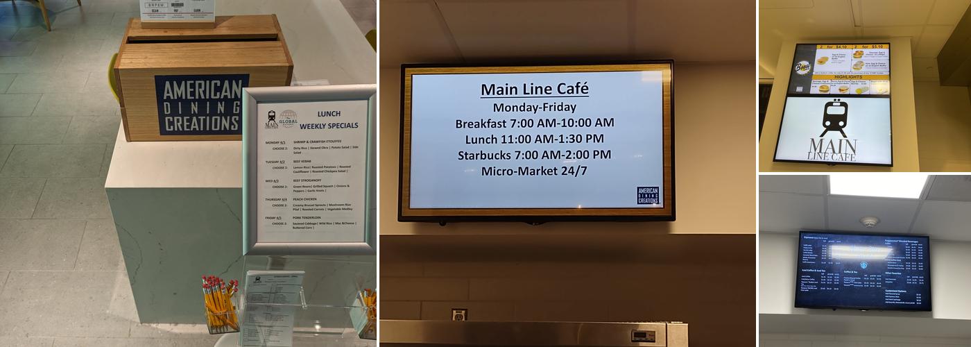 Main Line Cafe Menu