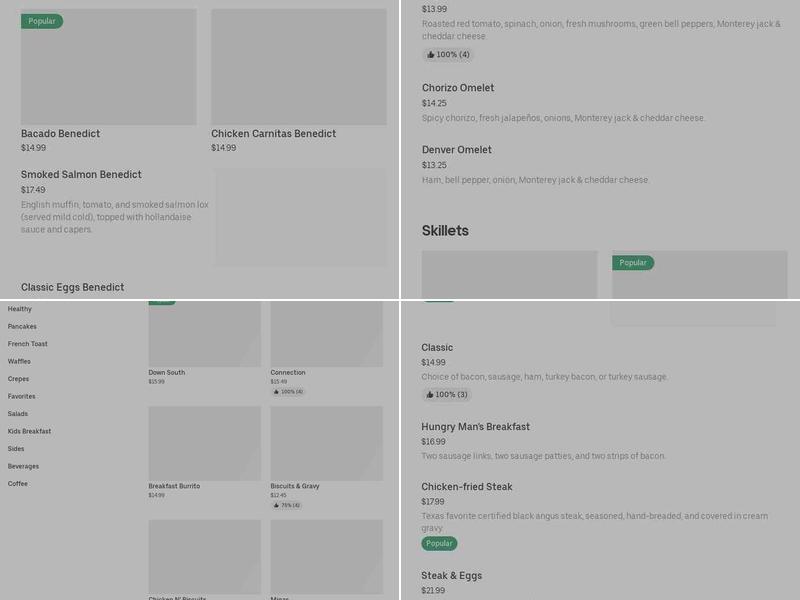 Maria’s Kitchen Menu