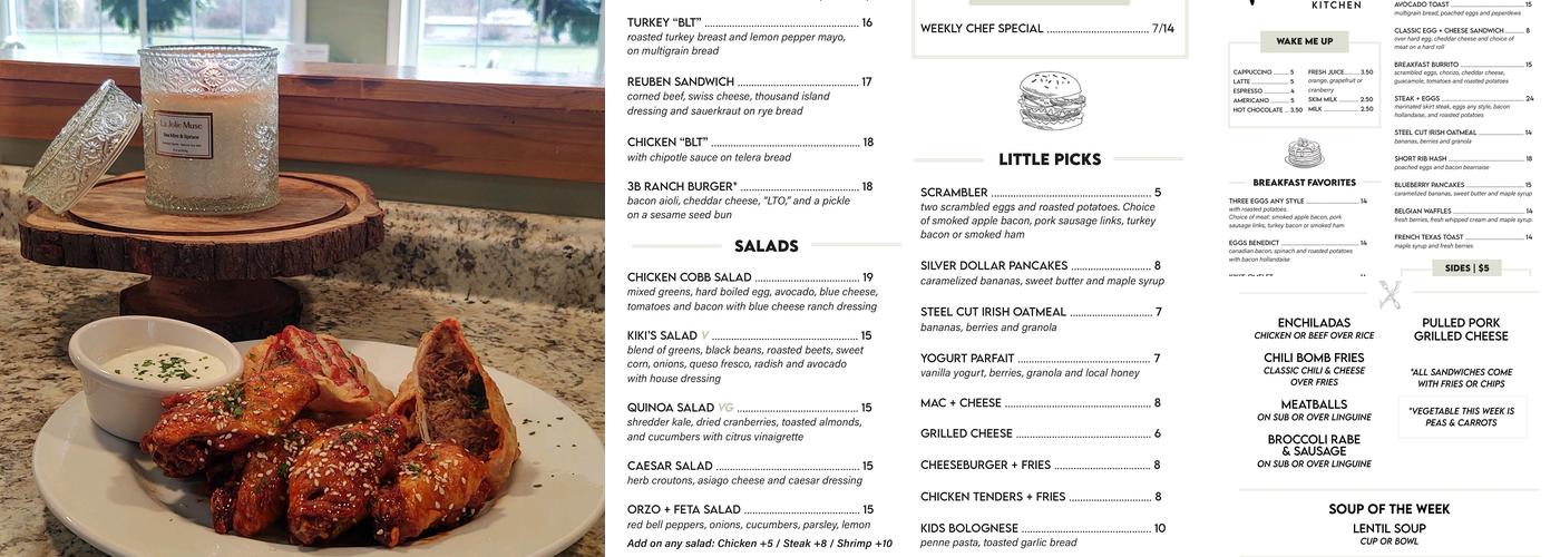 Kiki's Grab & Go Kitchen Menu