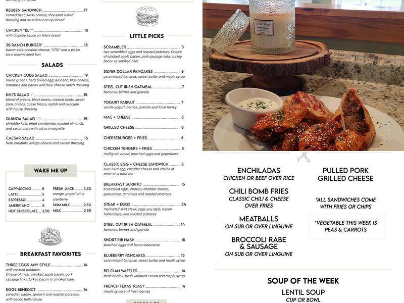 Kiki's Grab & Go Kitchen Menu