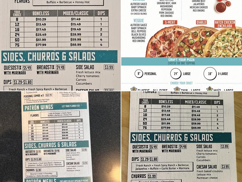 Pizza Patrón Kyle Menu