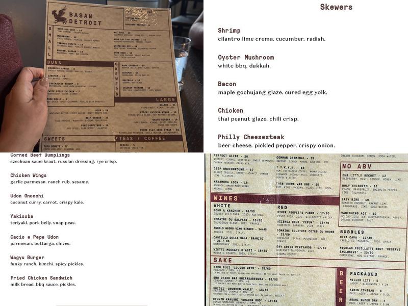 Basan Menu