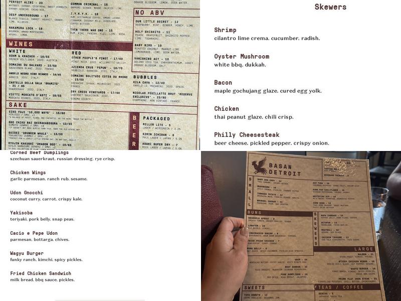 Basan Menu