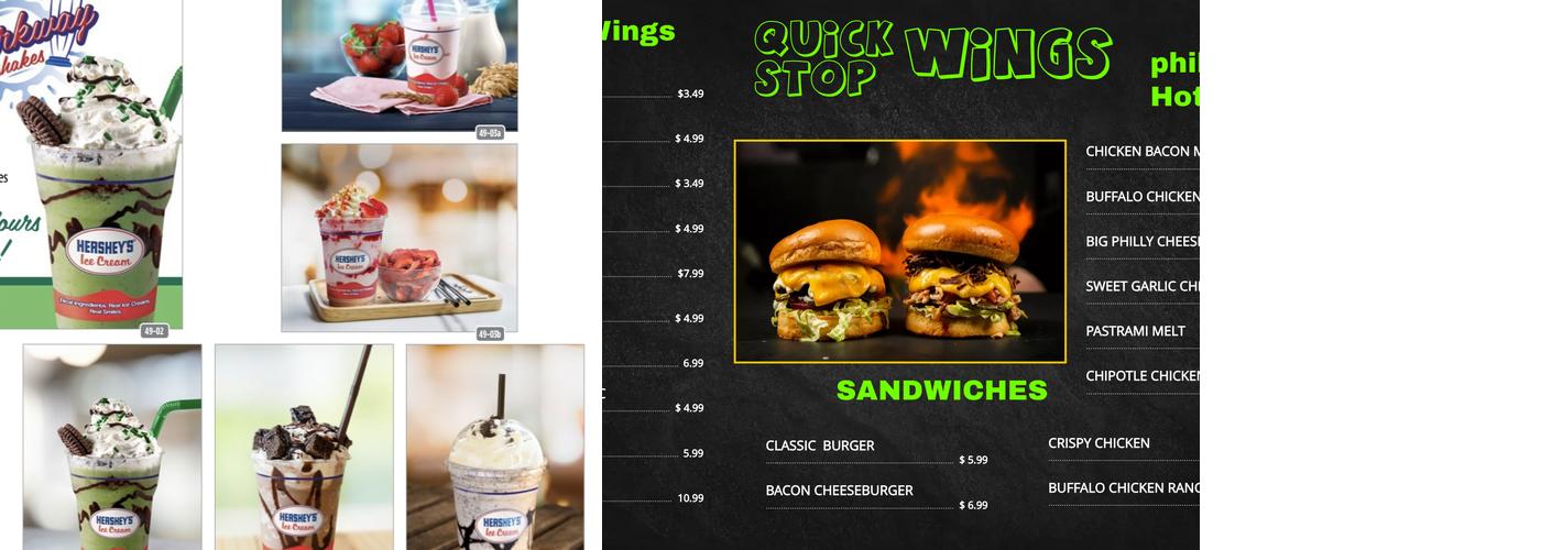 Quick stop Hoagies (Sunoco gas station) Menu