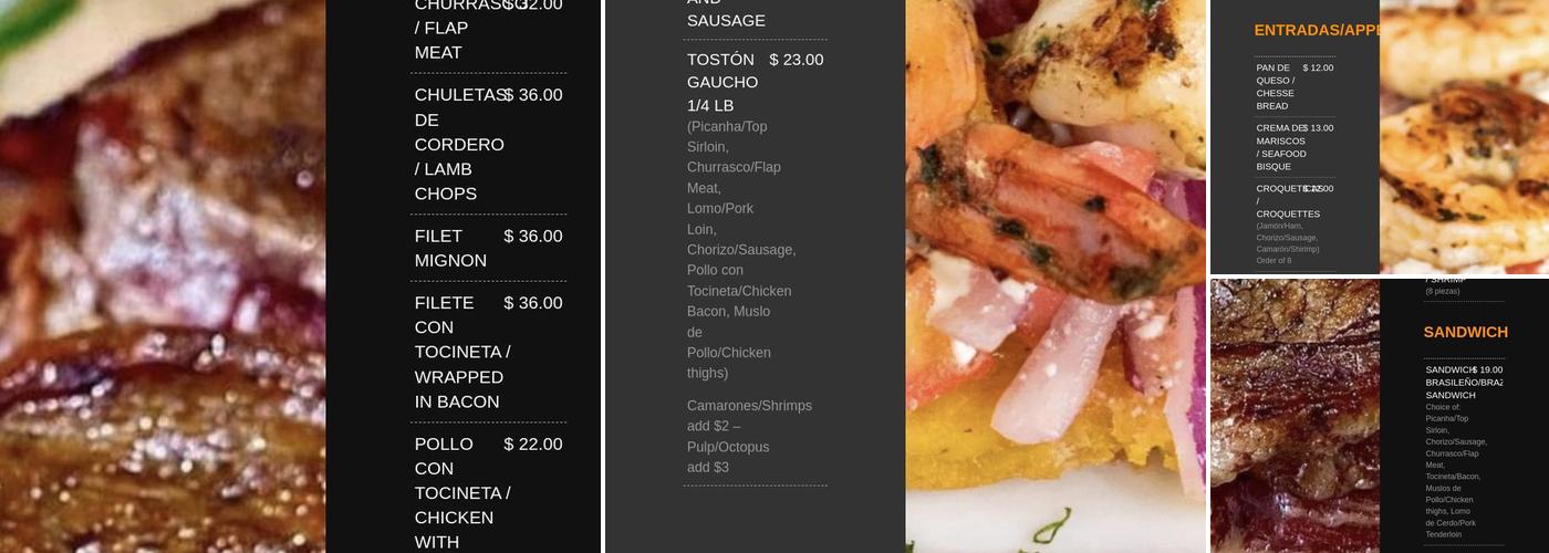 El Churrascaso Grill Tampa Menu