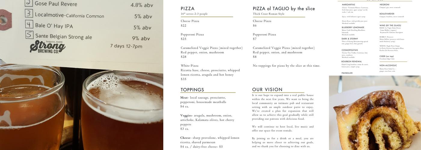 Strong Brewing & Kitchen Menu