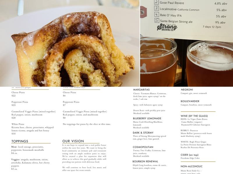 Strong Brewing & Kitchen Menu