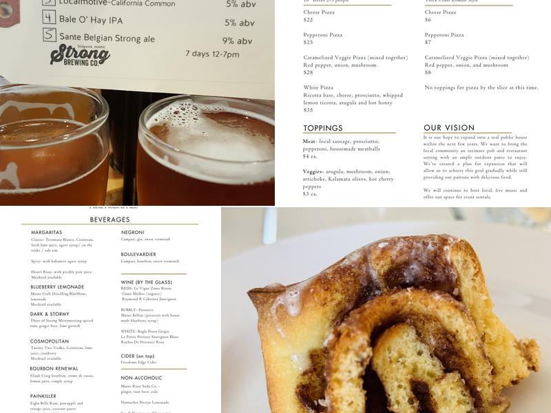 Strong Brewing & Kitchen Menu