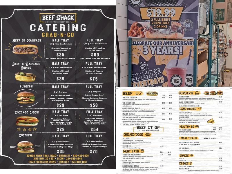 Beef Shack Menu