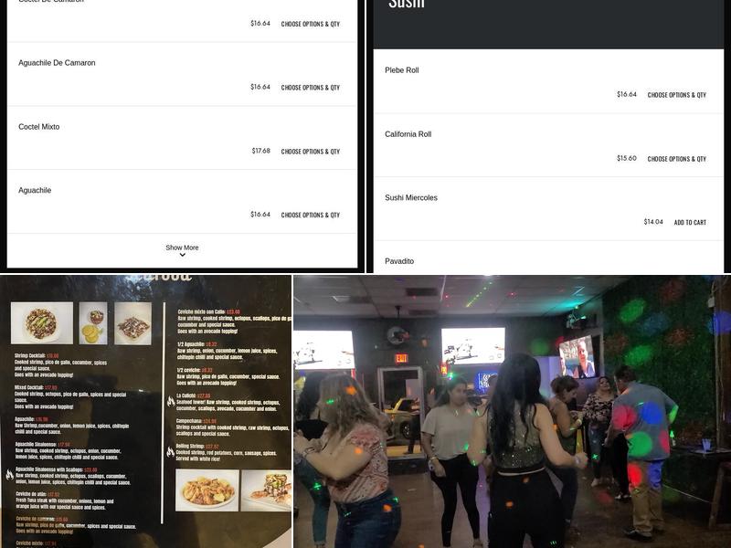 Los culichis sushi and bar Menu