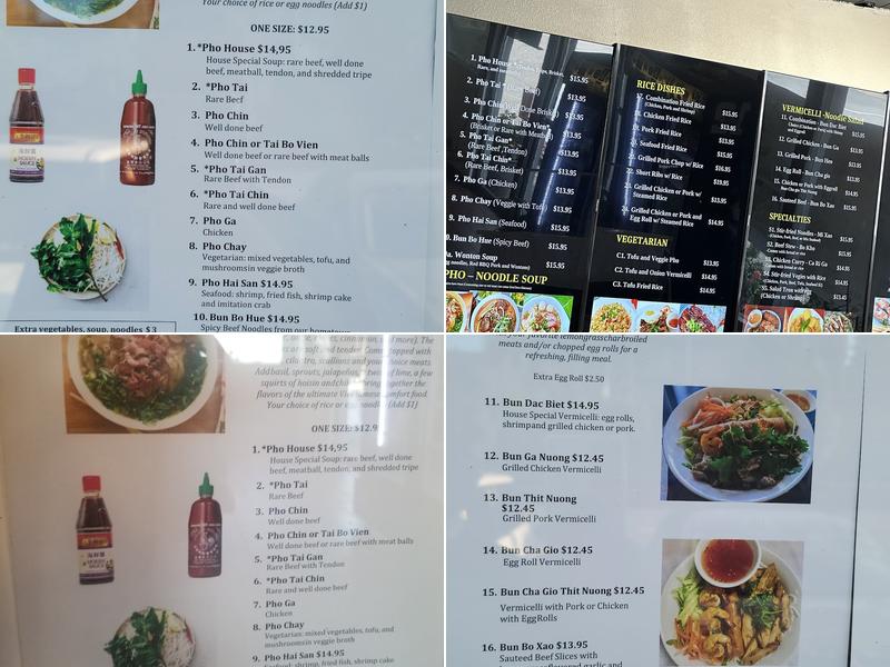 Pho House Deli Menu