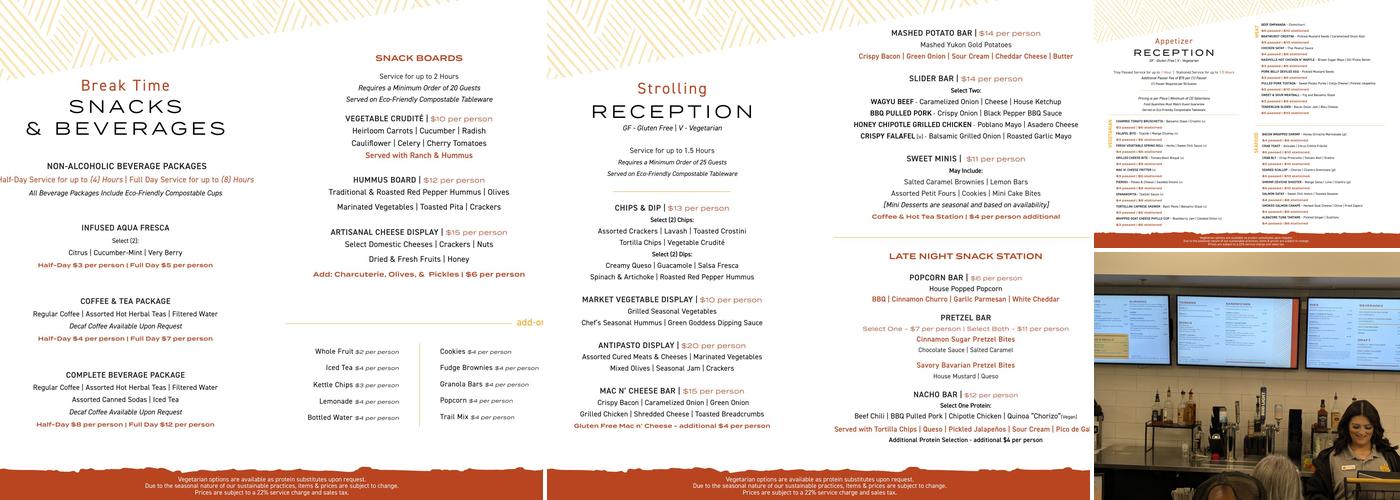 Beastro Menu