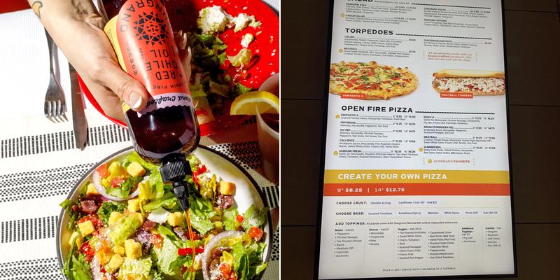 Sungrano Menu