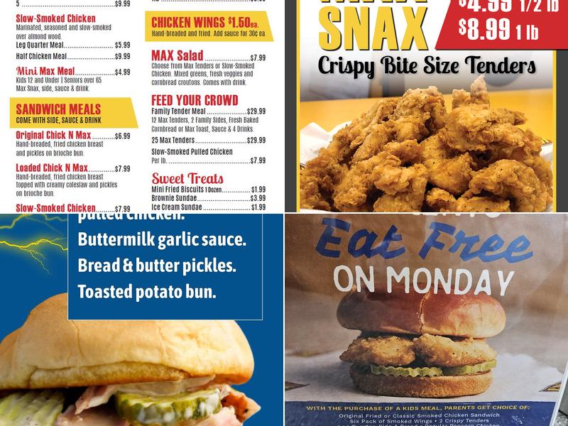 Chick N Max Menu