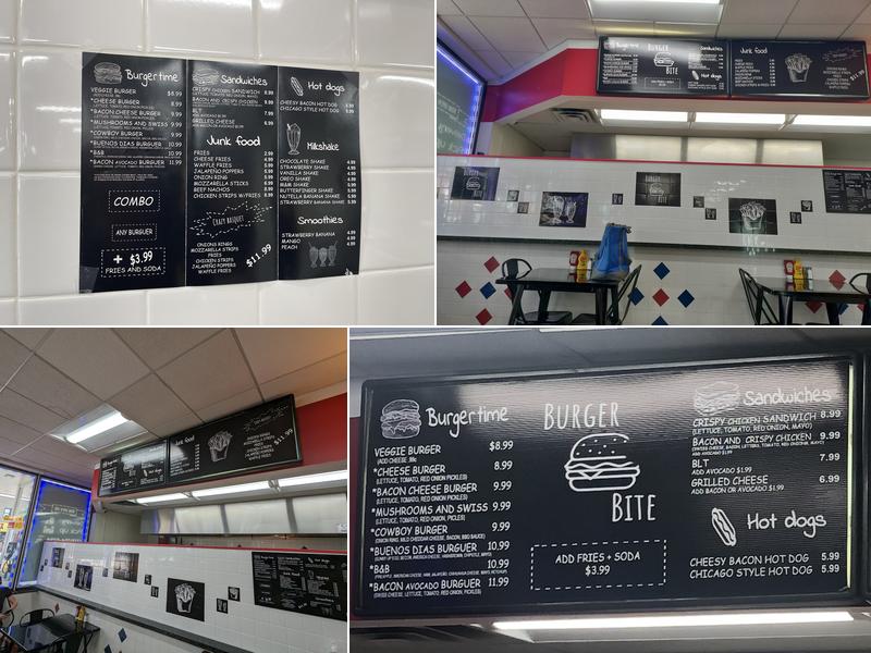 burger bite Menu
