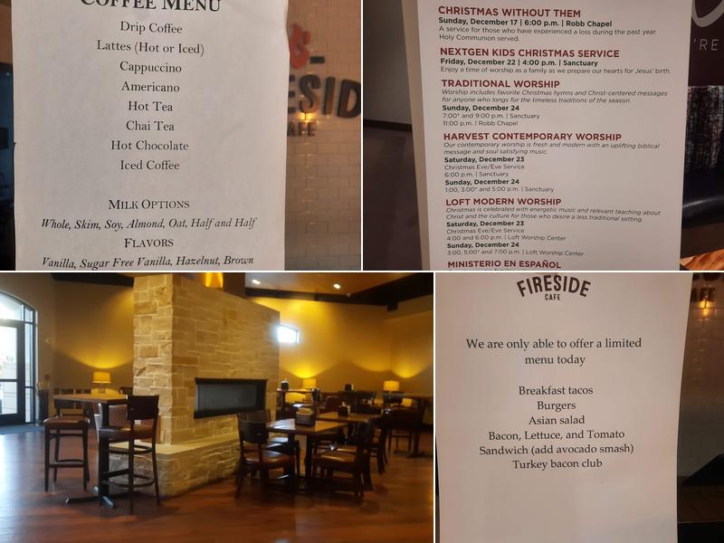 Fireside Cafe Menu