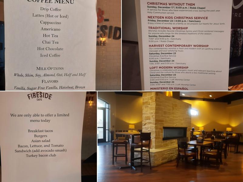 Fireside Cafe Menu