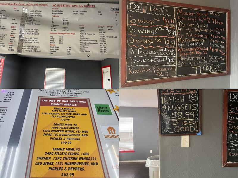 Royal Fried Chicken Menu