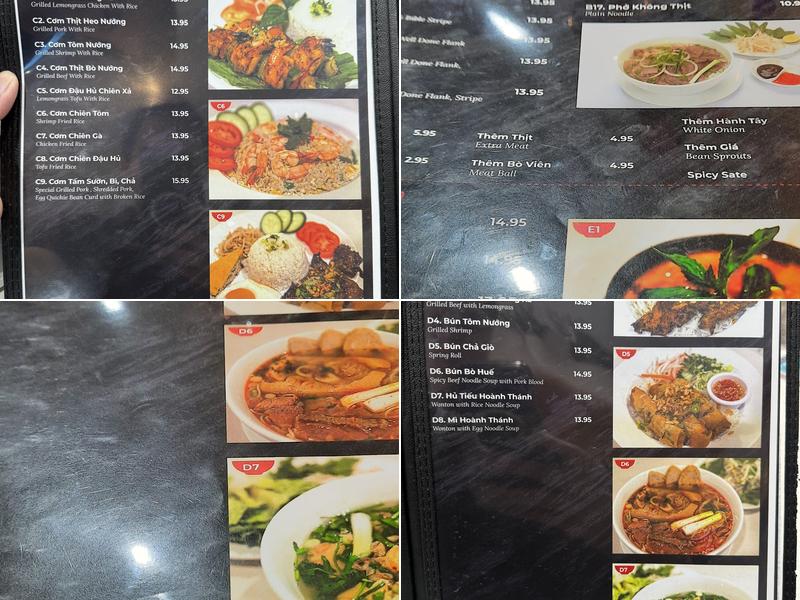 Pho 72 Vietnamese Restaurant Menu