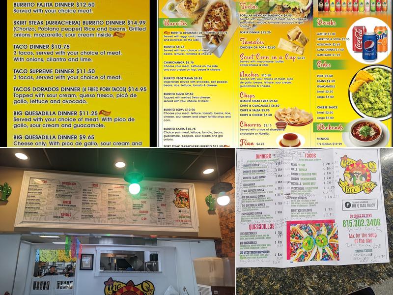 The Taco Truck Menu