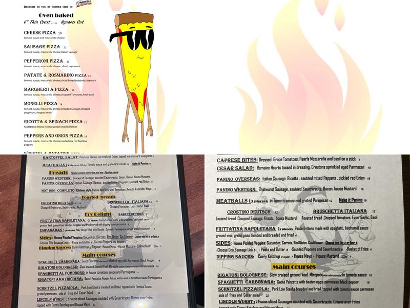 Territory Kitchen Menu